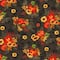 Fabric Traditions Fall Harvest Bounty Brown Glitter Cotton Fabric